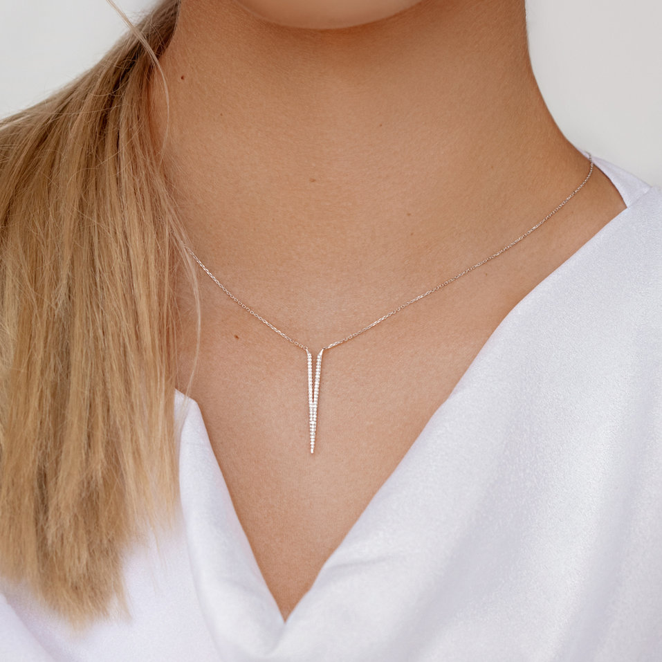 Náhrdelník s diamanty Sparkling Victory