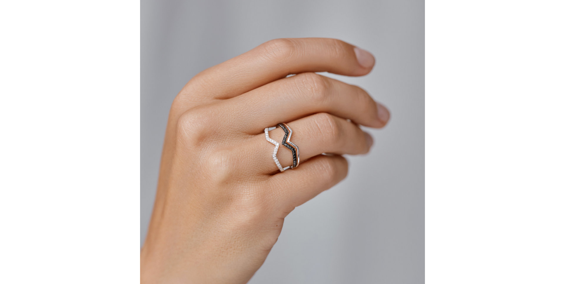 Prsten s diamanty Broken Aura