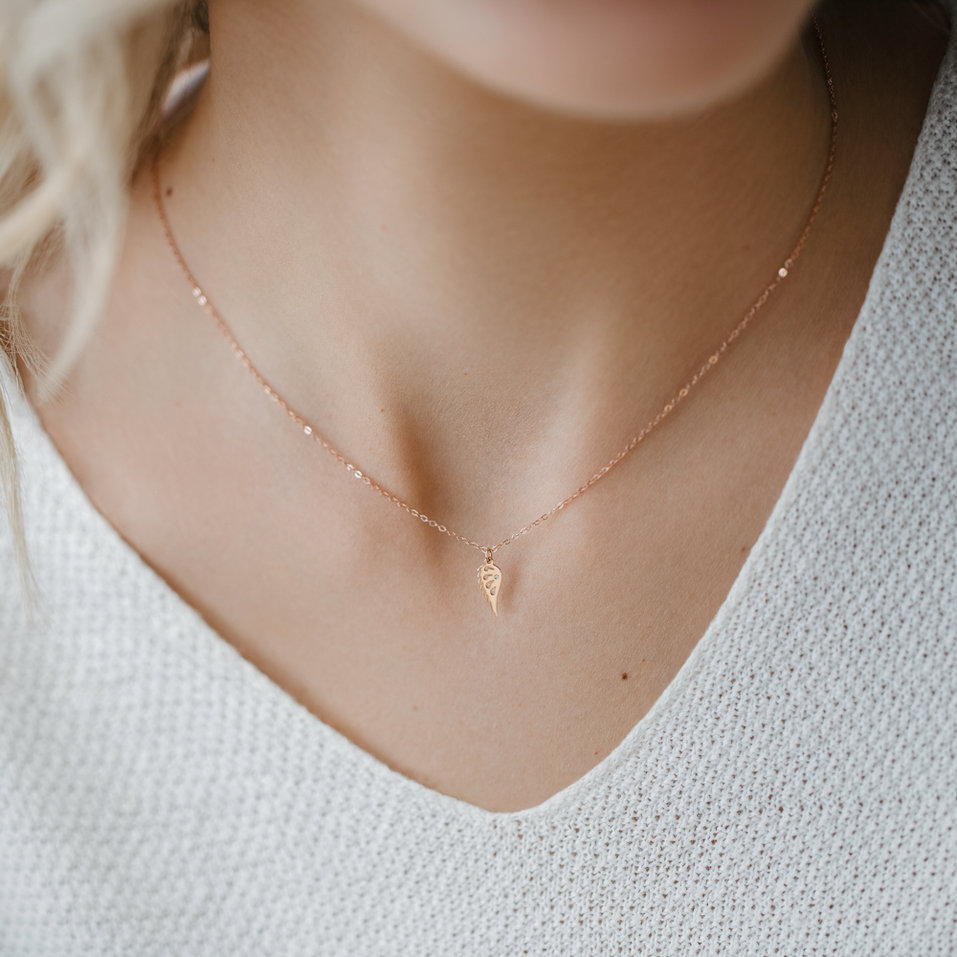 Náhrdelník s diamantem Diamond Wing