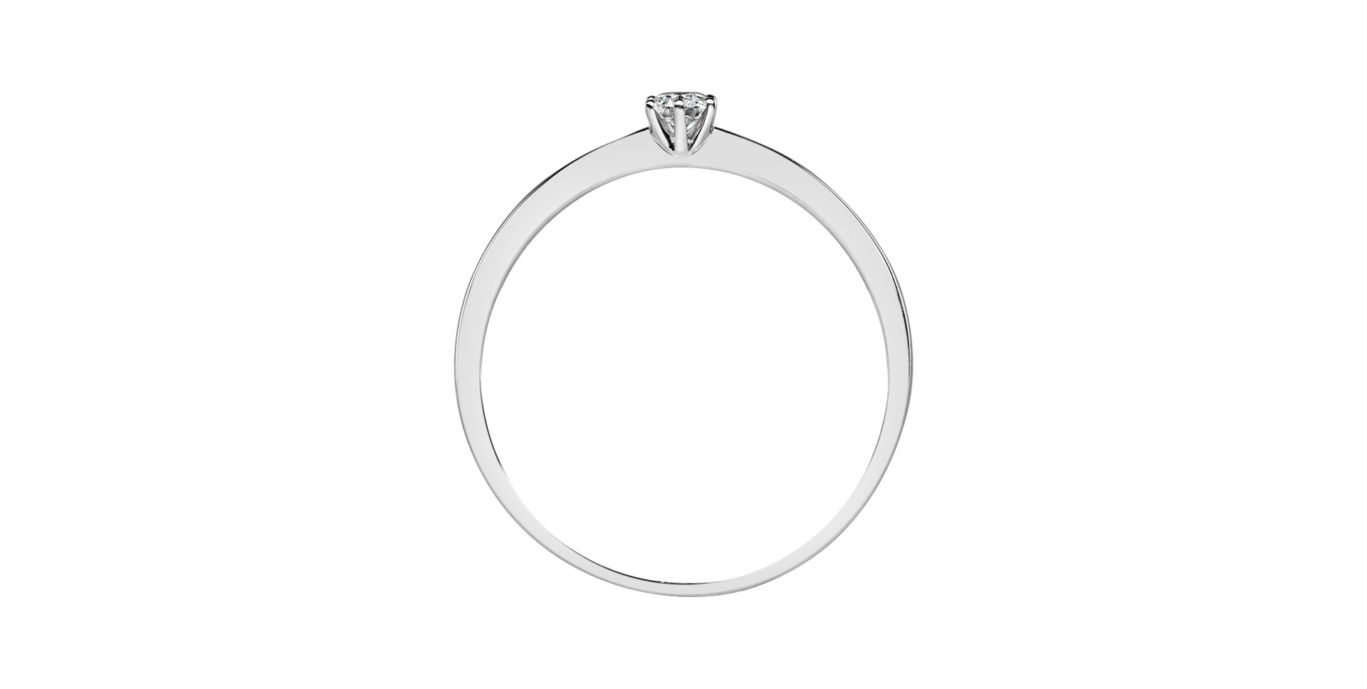 Prsten s diamantem Made with Love