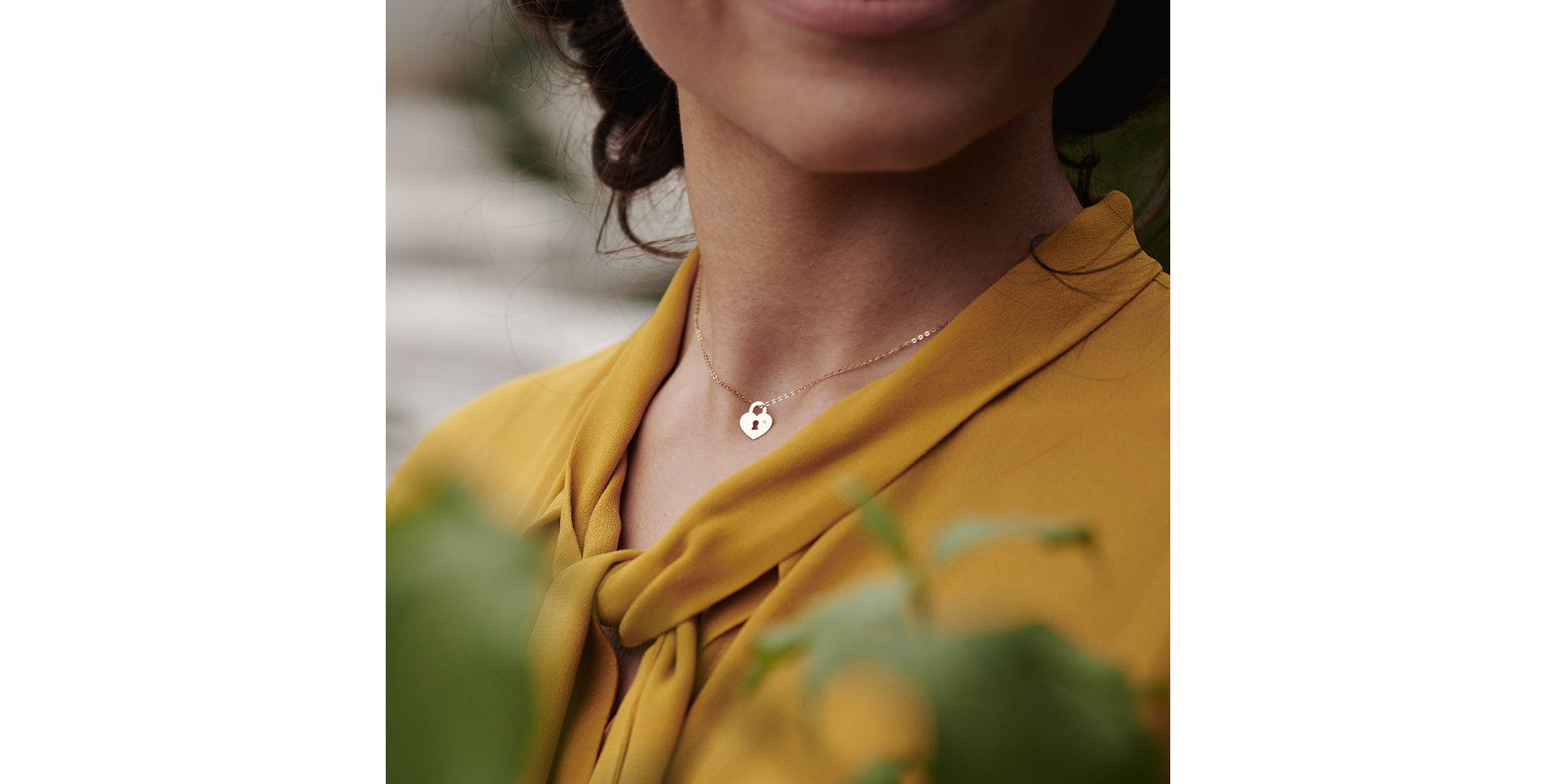 Náhrdelník s diamantem Little Heart Lock