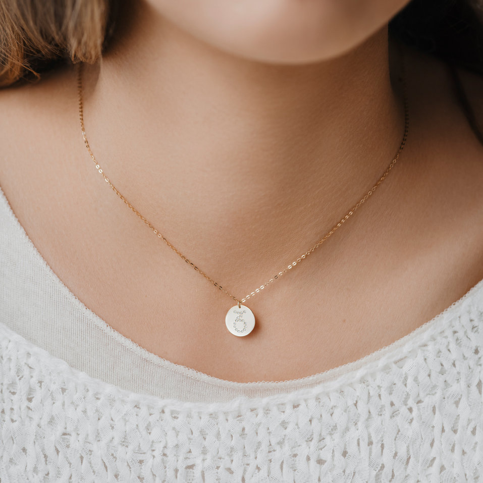 Náhrdelník s diamanty Pisces