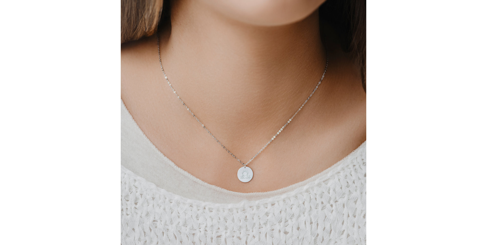 Náhrdelník s diamanty Aries