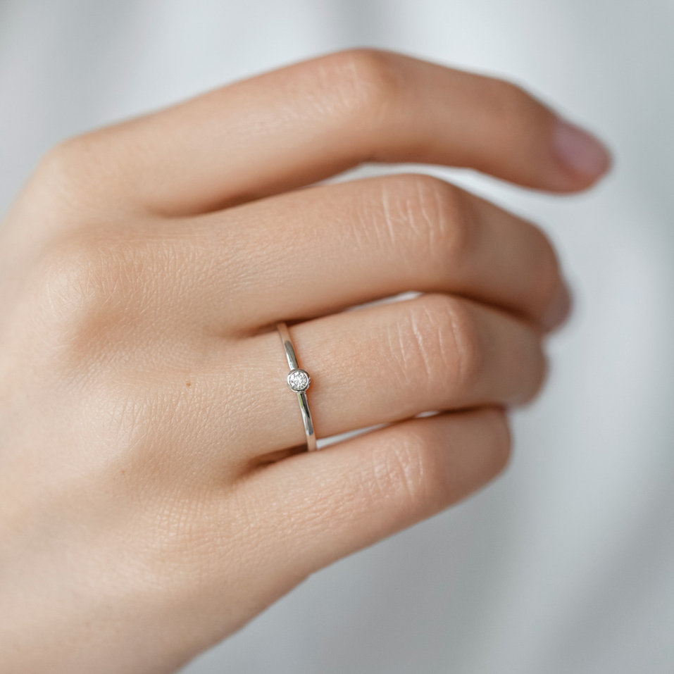 Prsten s diamantem Seductive Glow