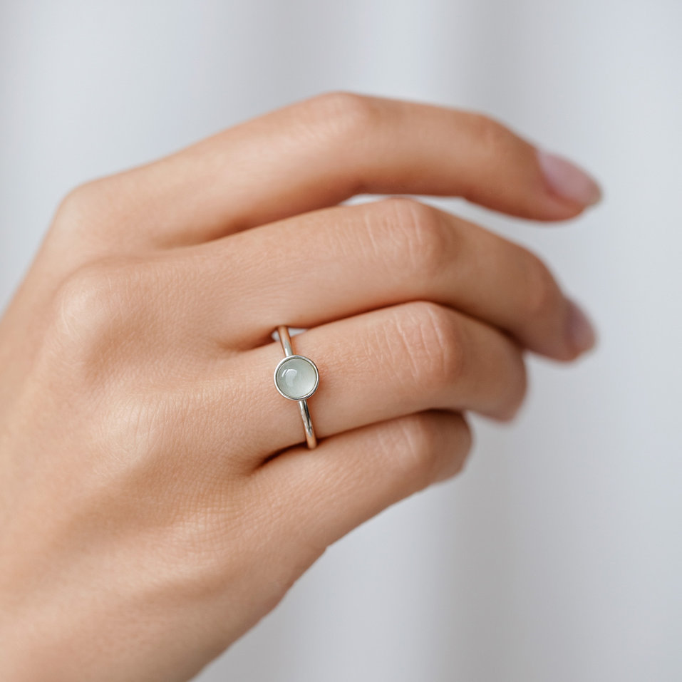 Prsten s prehnitem Bonbon