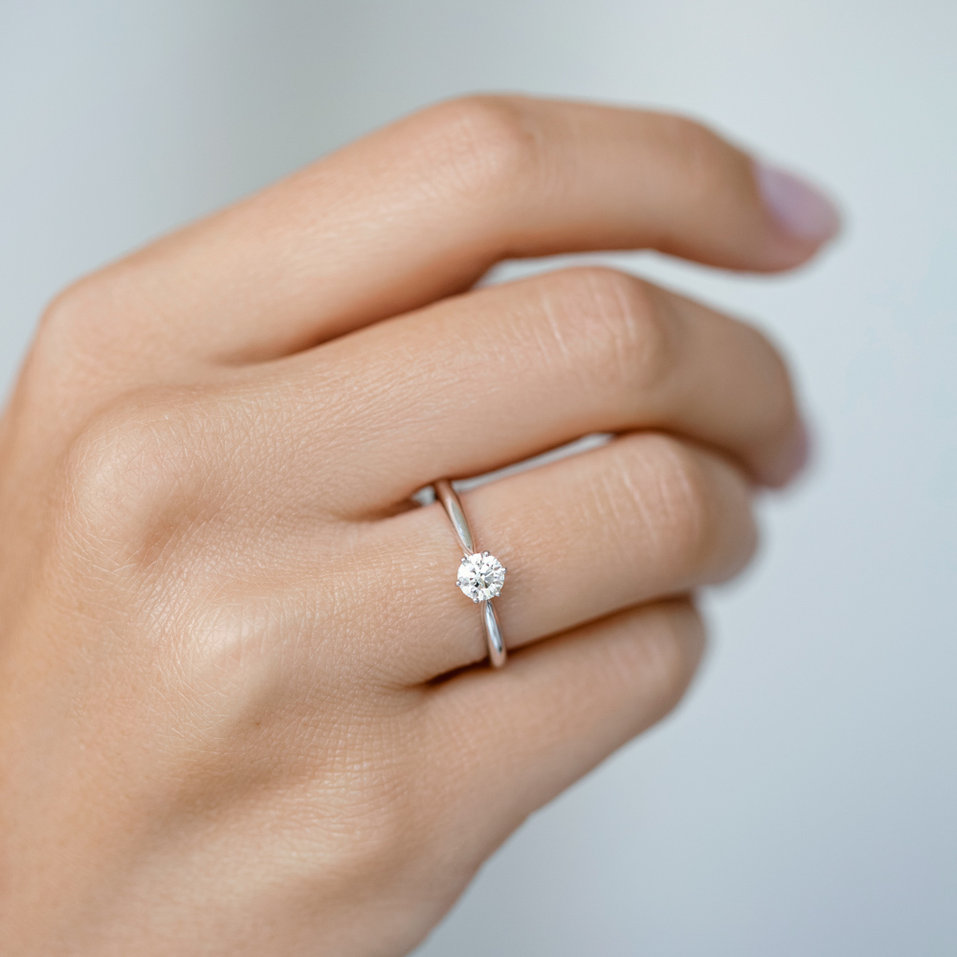 Prsten s diamantem One Love