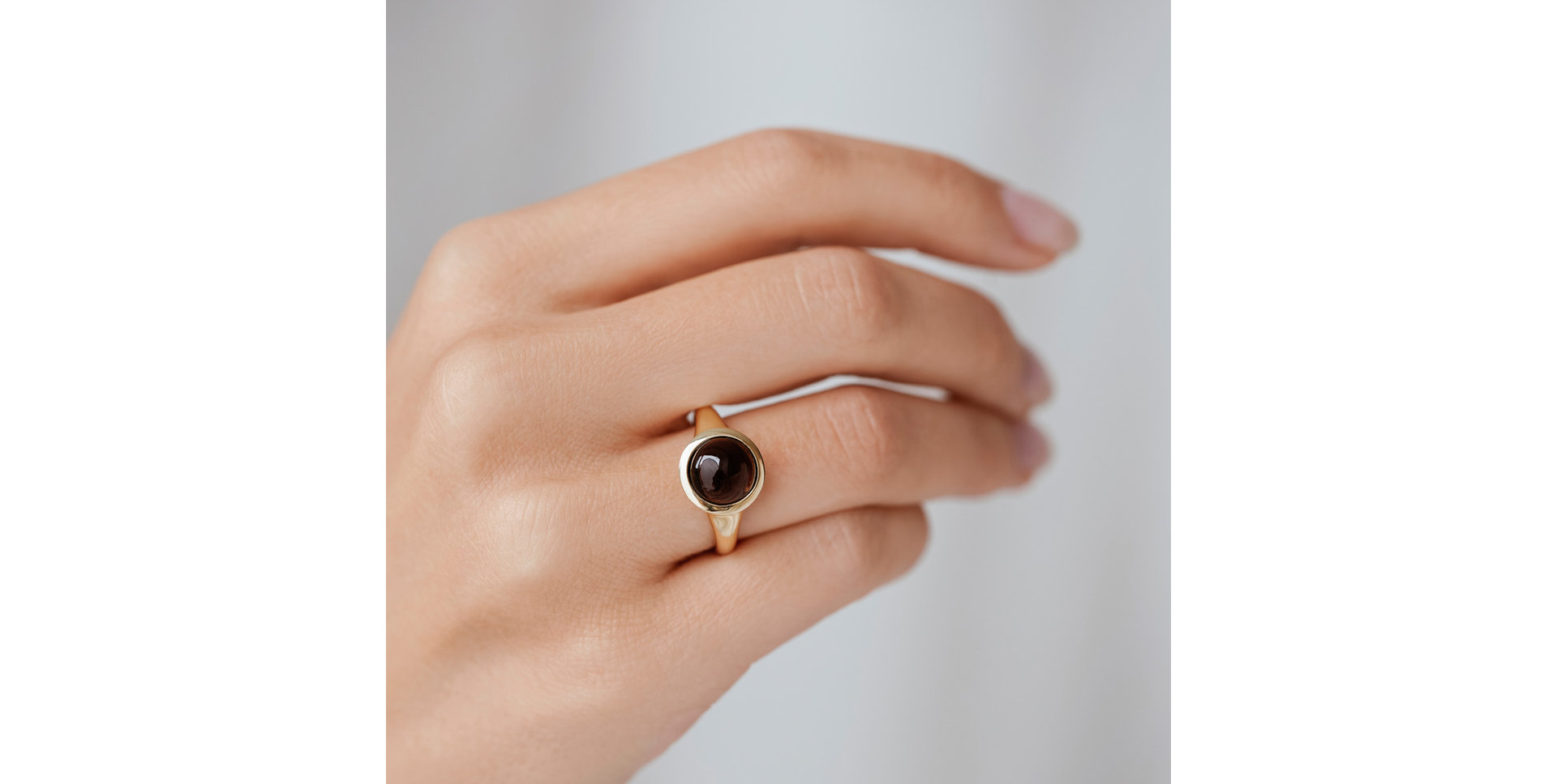 Prsten s chalcedonem blue Bonbon