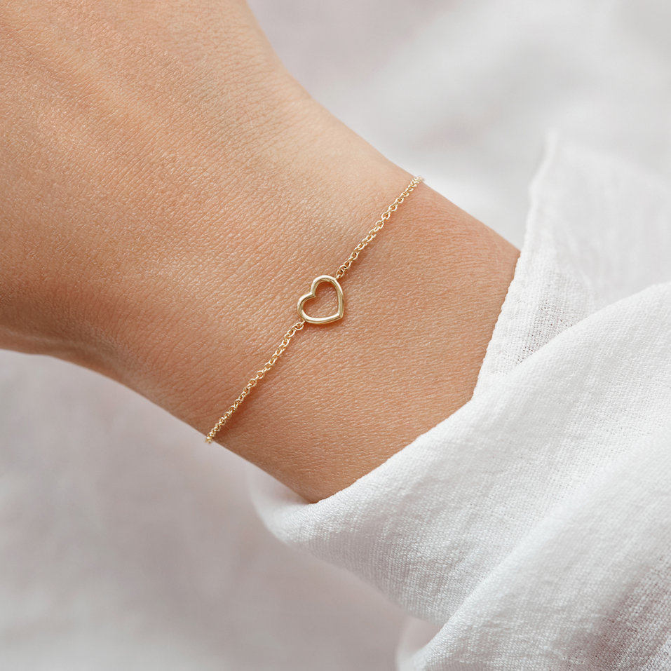 Náramek s diamantem Sweet Heart