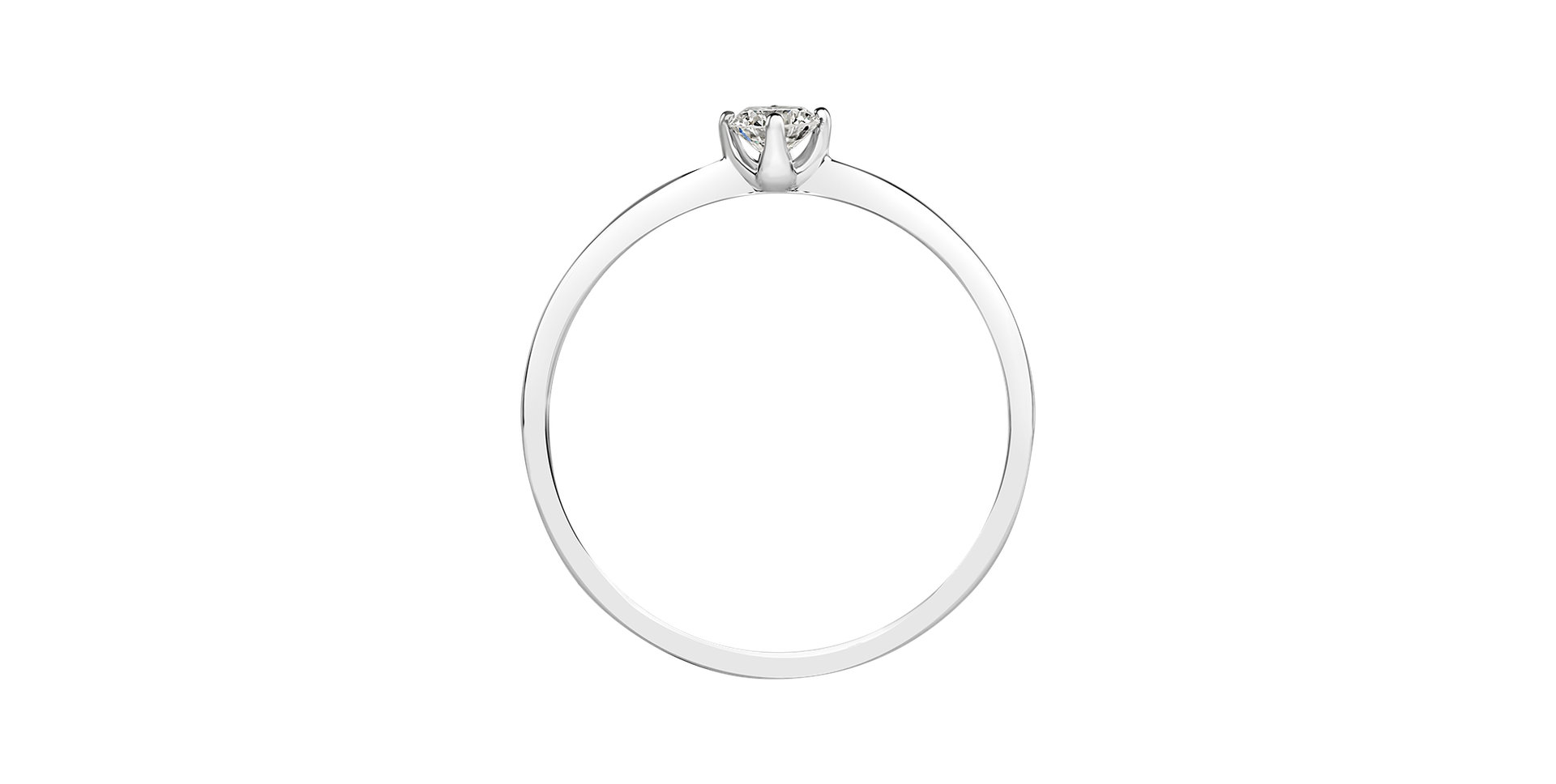 Prsten s diamantem Made with Love