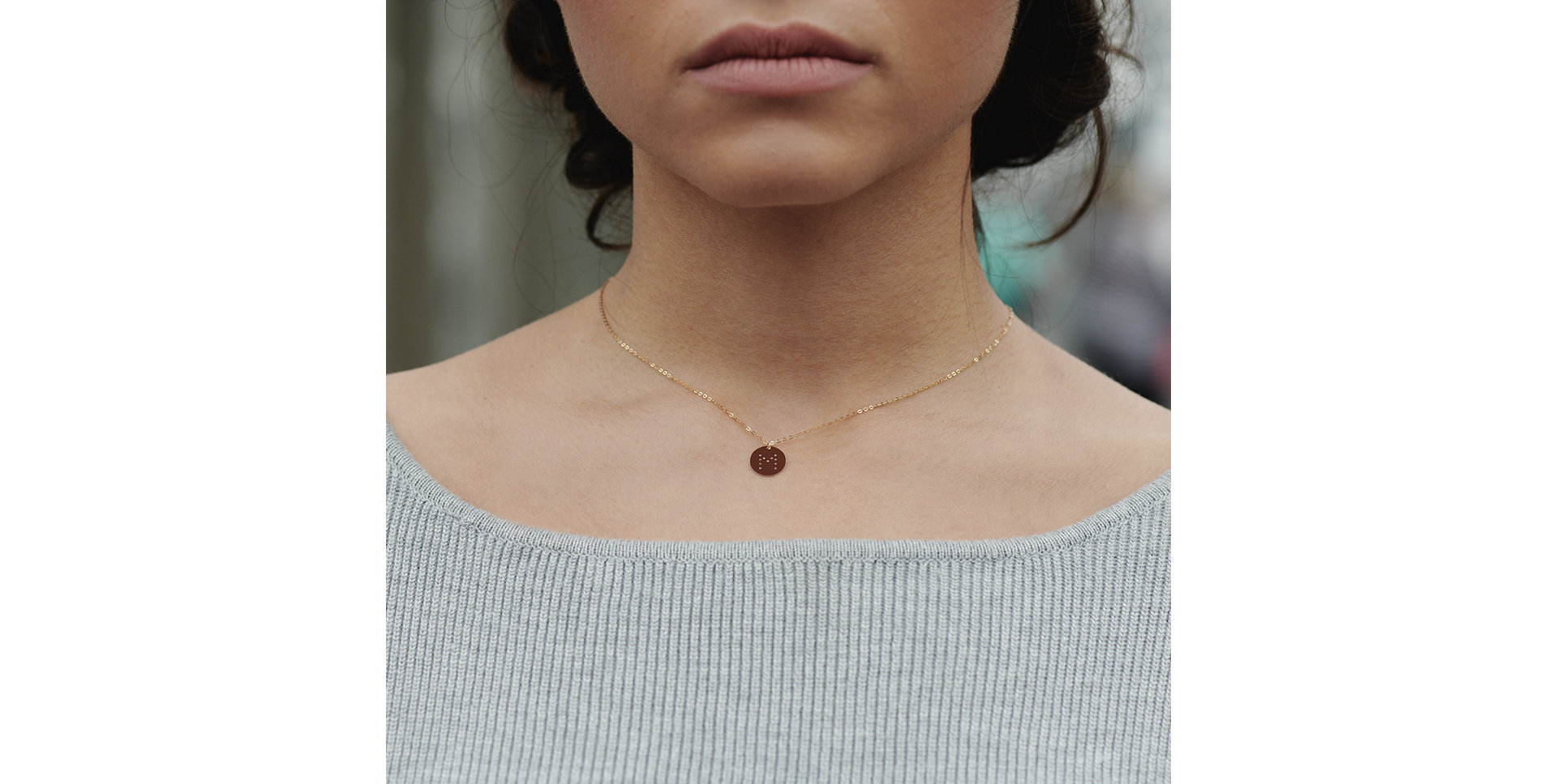 Náhrdelník s diamanty Diamond Coins M