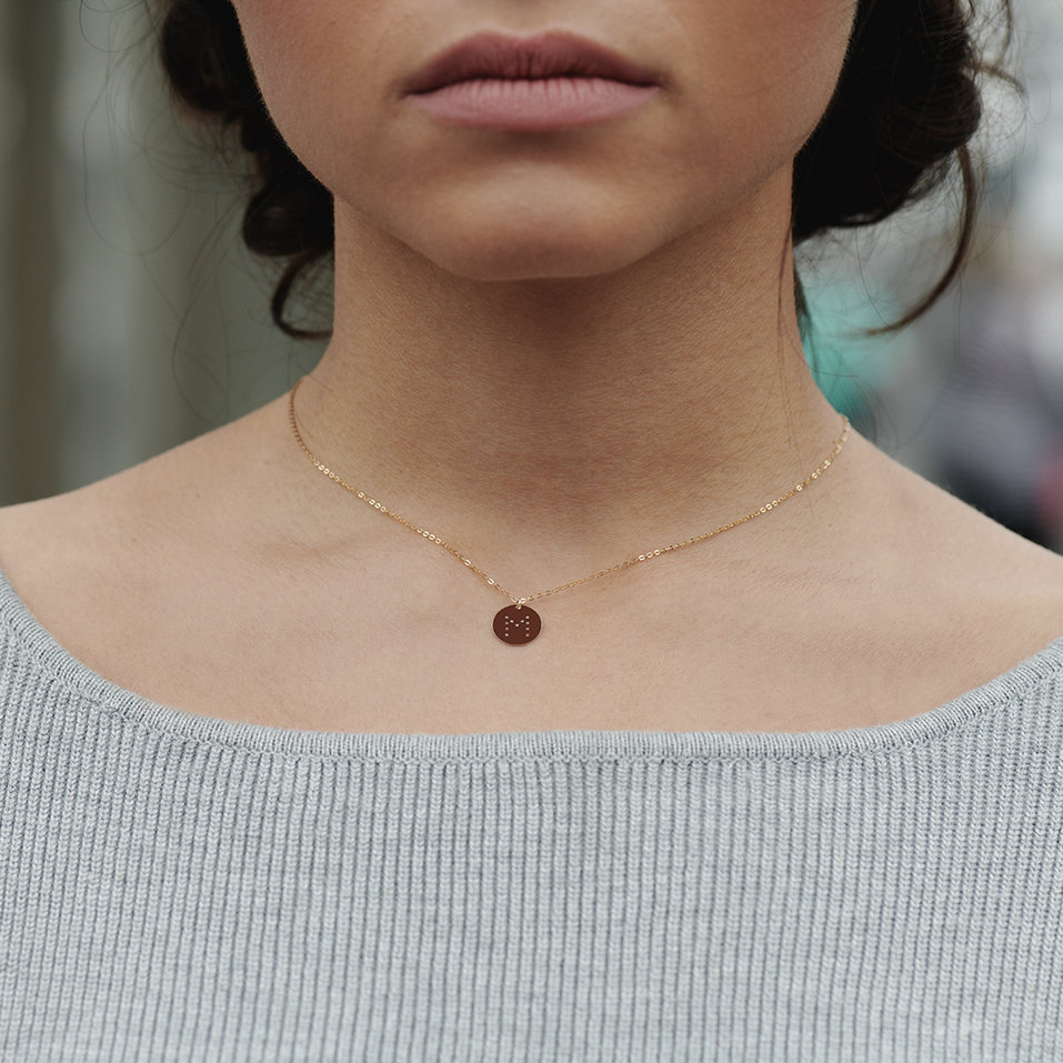 Náhrdelník s diamanty Diamond Coins O