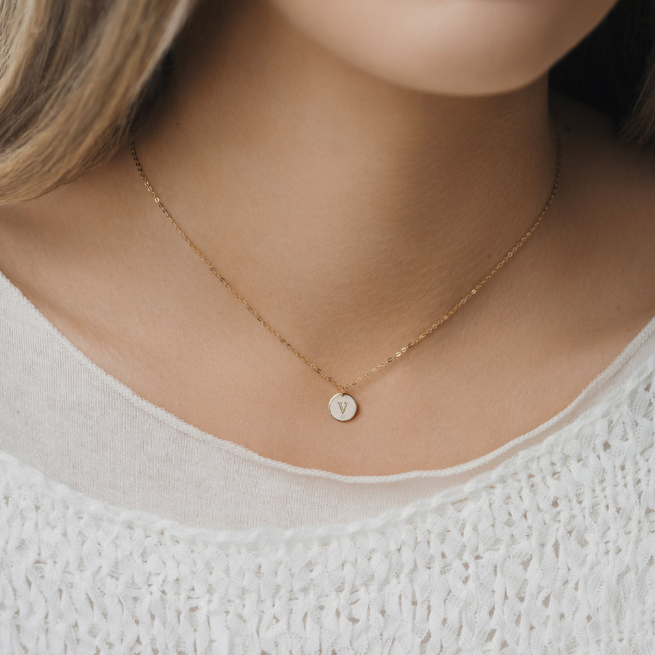 Náhrdelník s diamantem Little Coins Q
