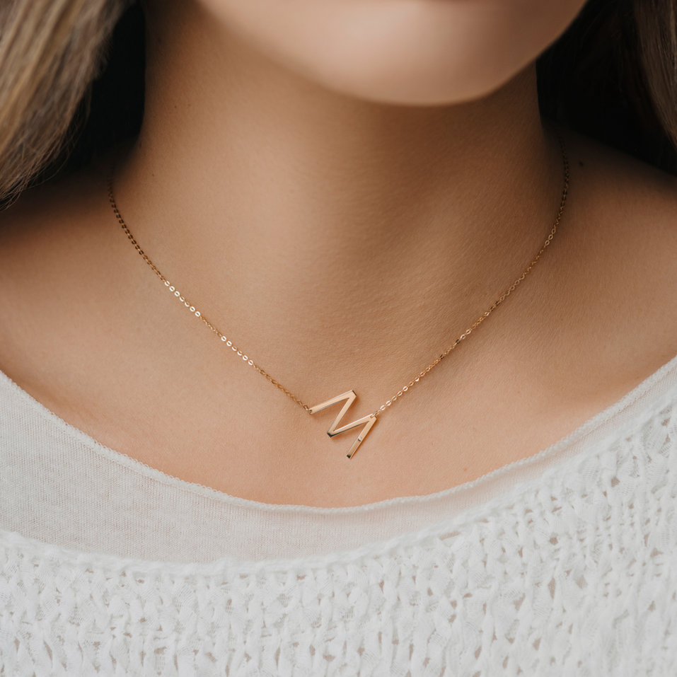 Náhrdelník s diamantem Big Line U