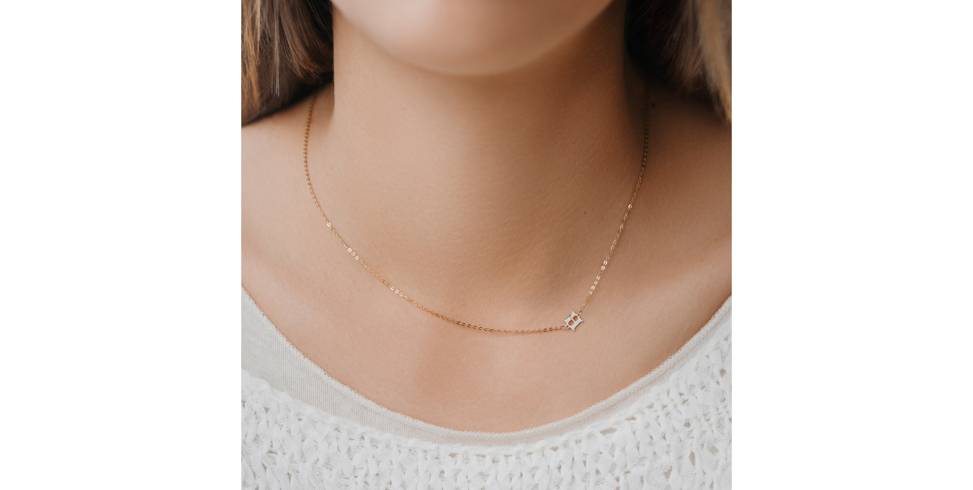 Náhrdelník s diamantem Big Line C