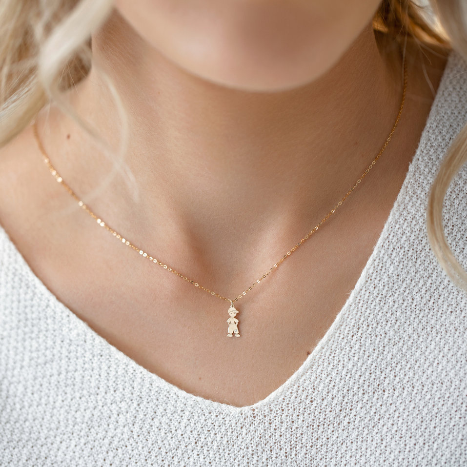 Náhrdelník s diamantem Boy