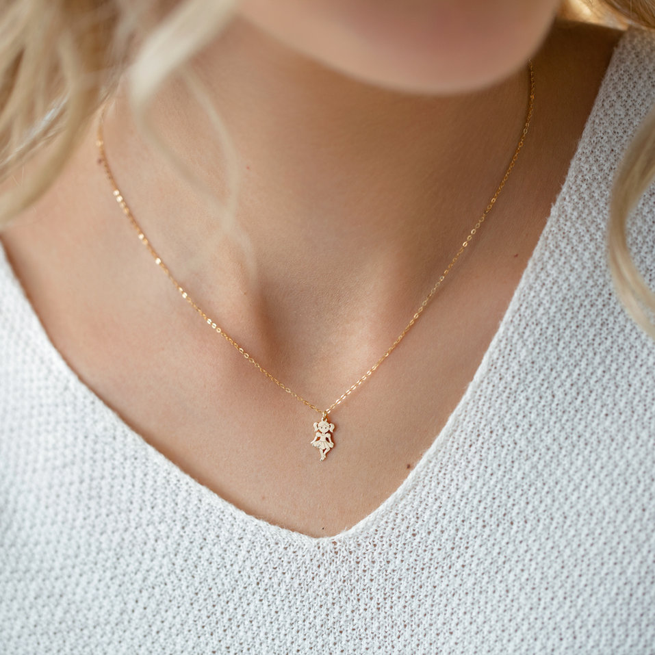 Náhrdelník s diamantem Girl