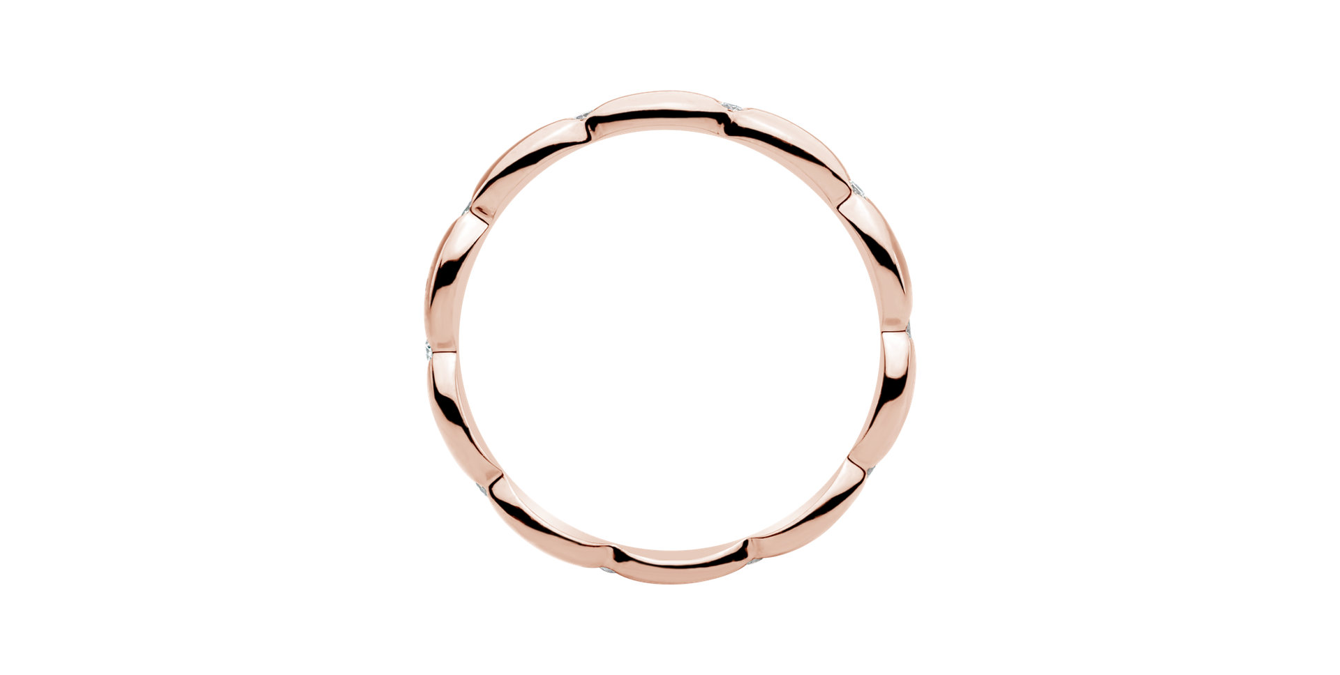 Prsten s diamanty Princess Crown