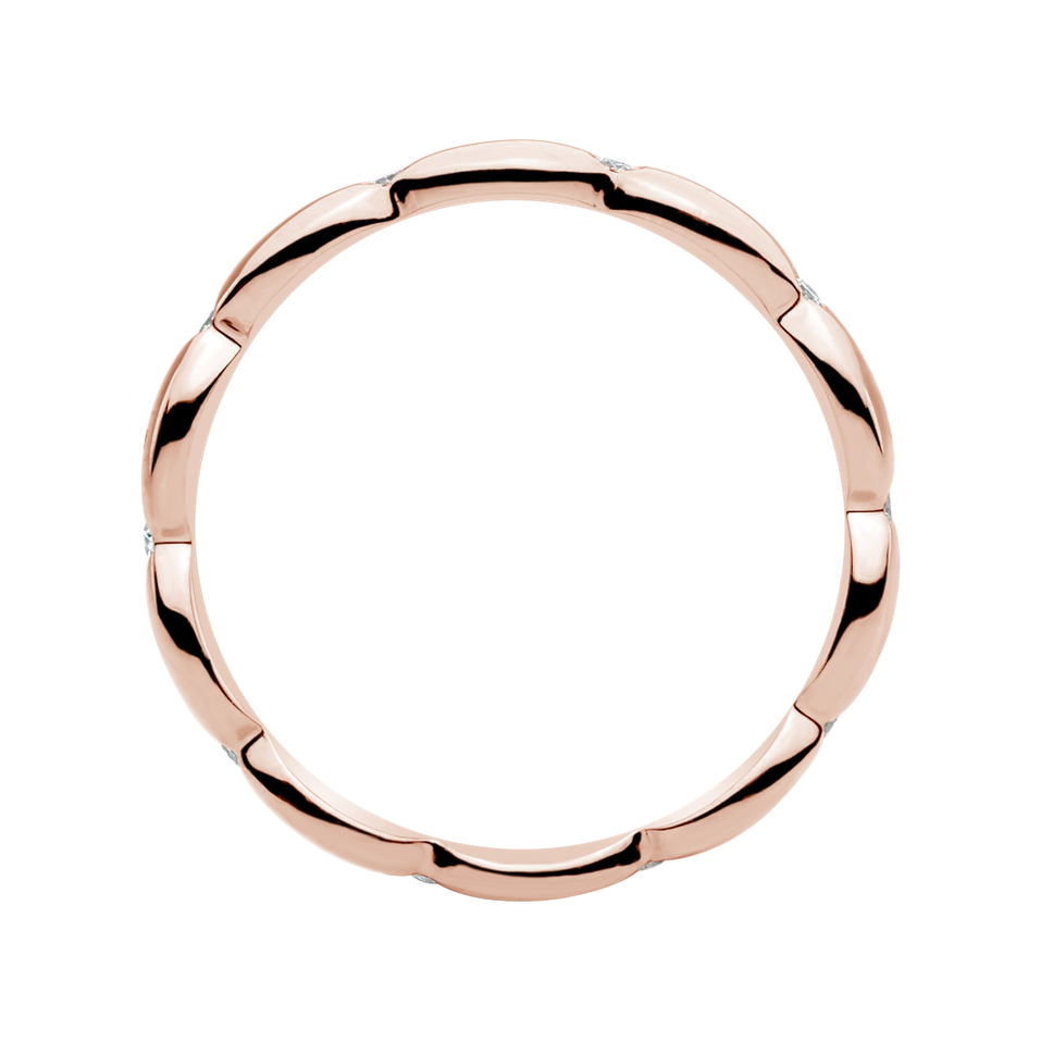 Prsten s diamanty Princess Crown