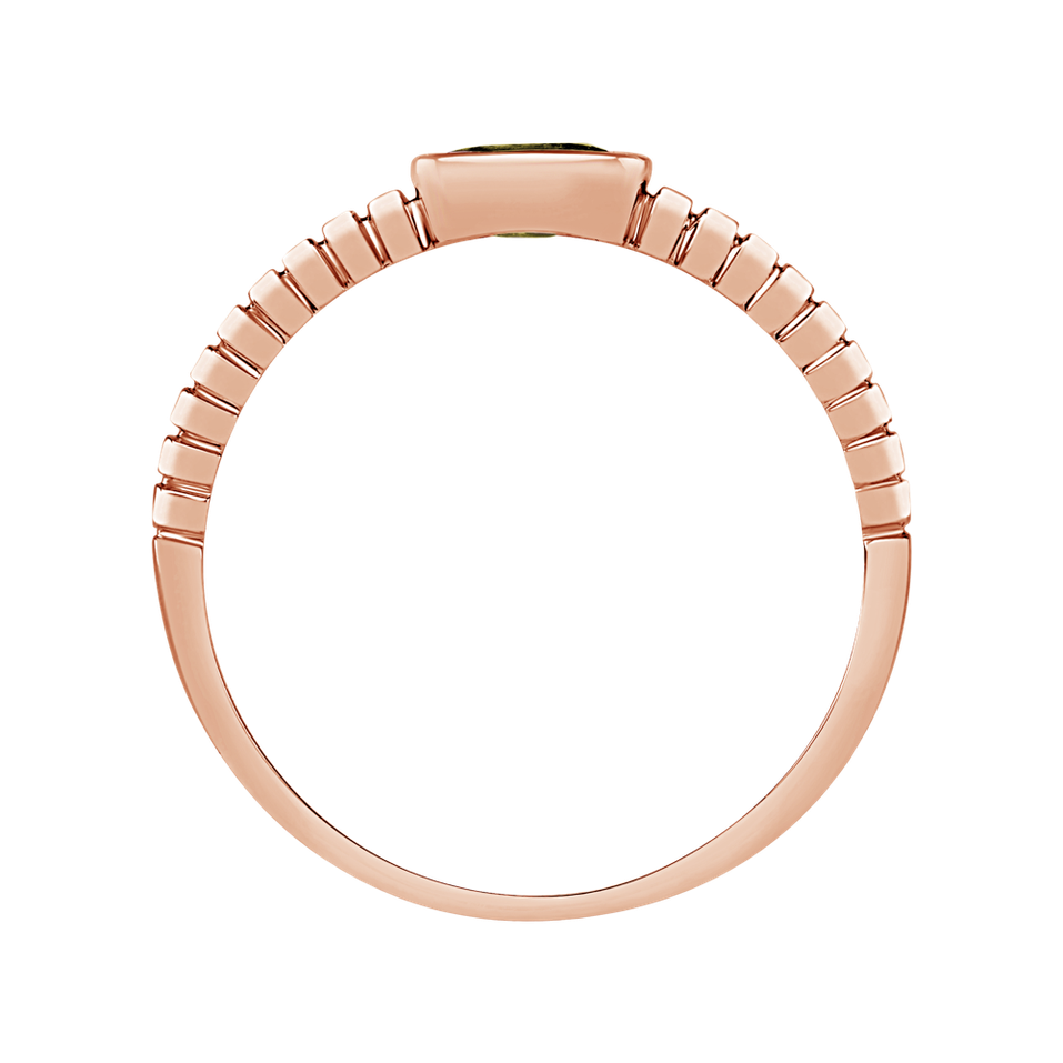 Prsten se smoky quartzem Bonbon