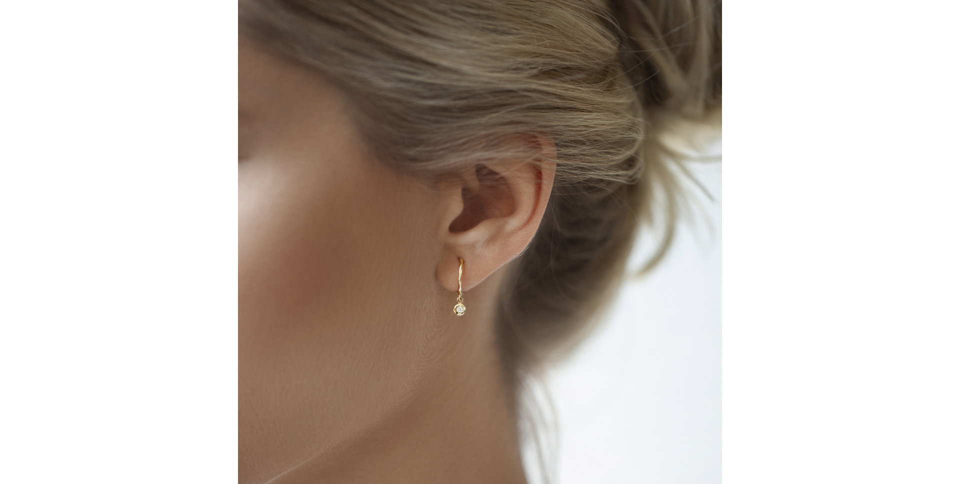 Náušnice s diamantem Amazing Heaven