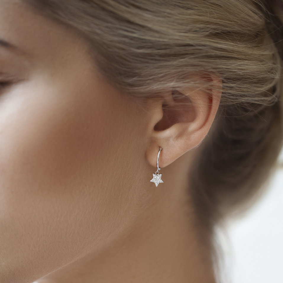 Náušnice s diamanty Amazing Night