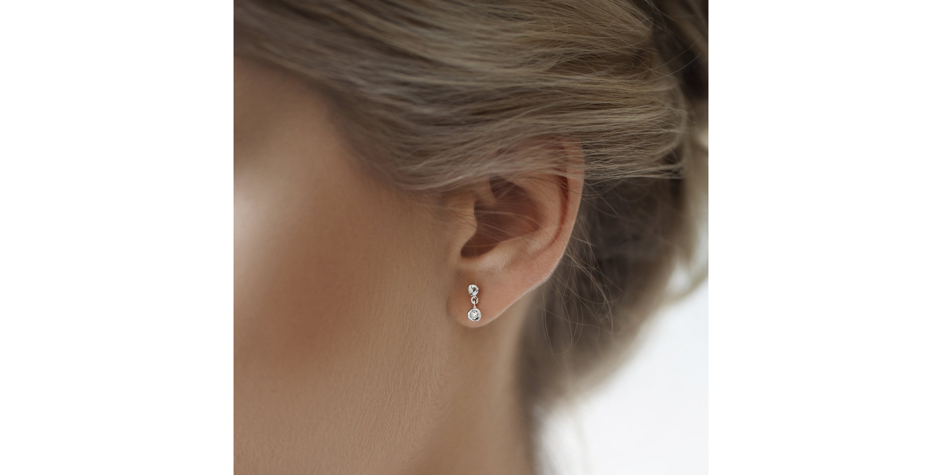 Náušnice s diamantem Amazing Heaven