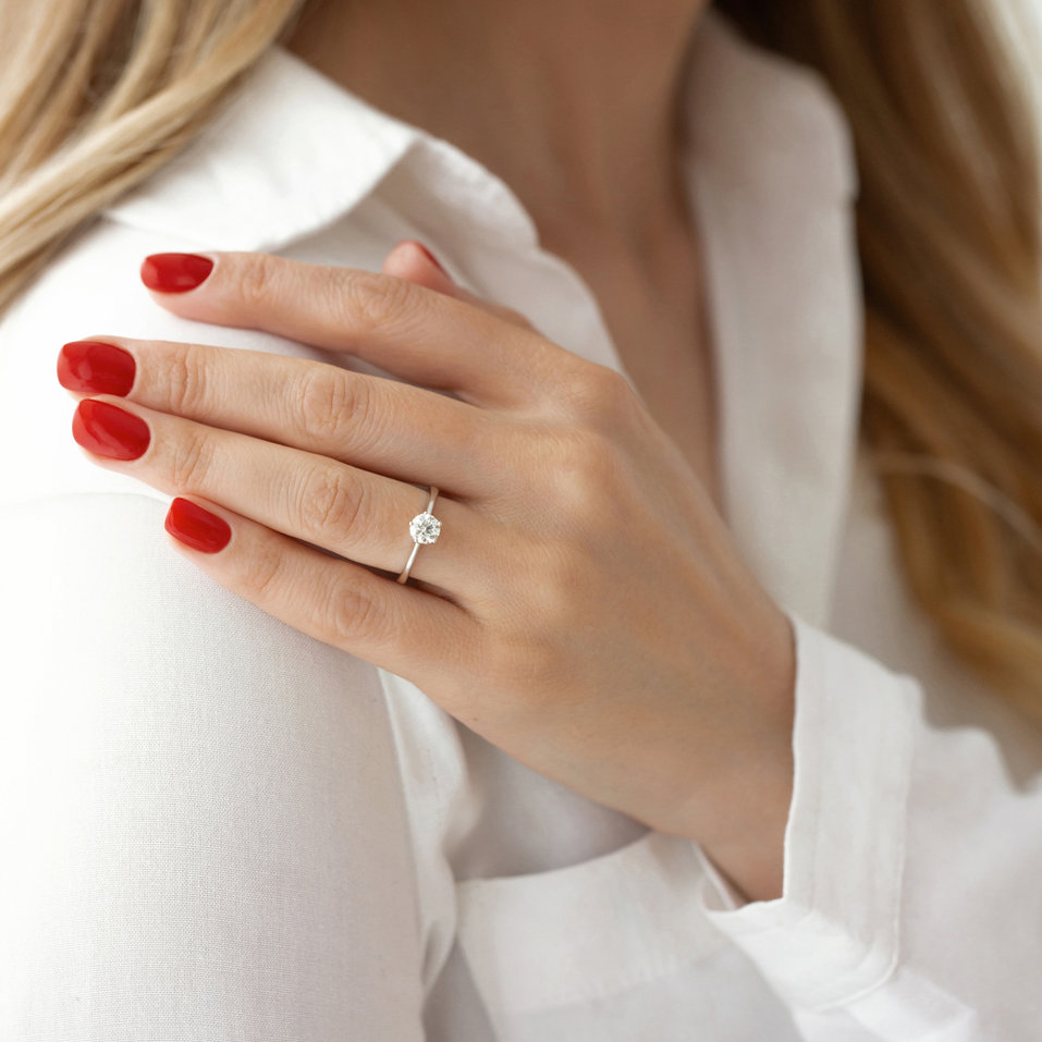 Prsten s diamantem Star Temptation