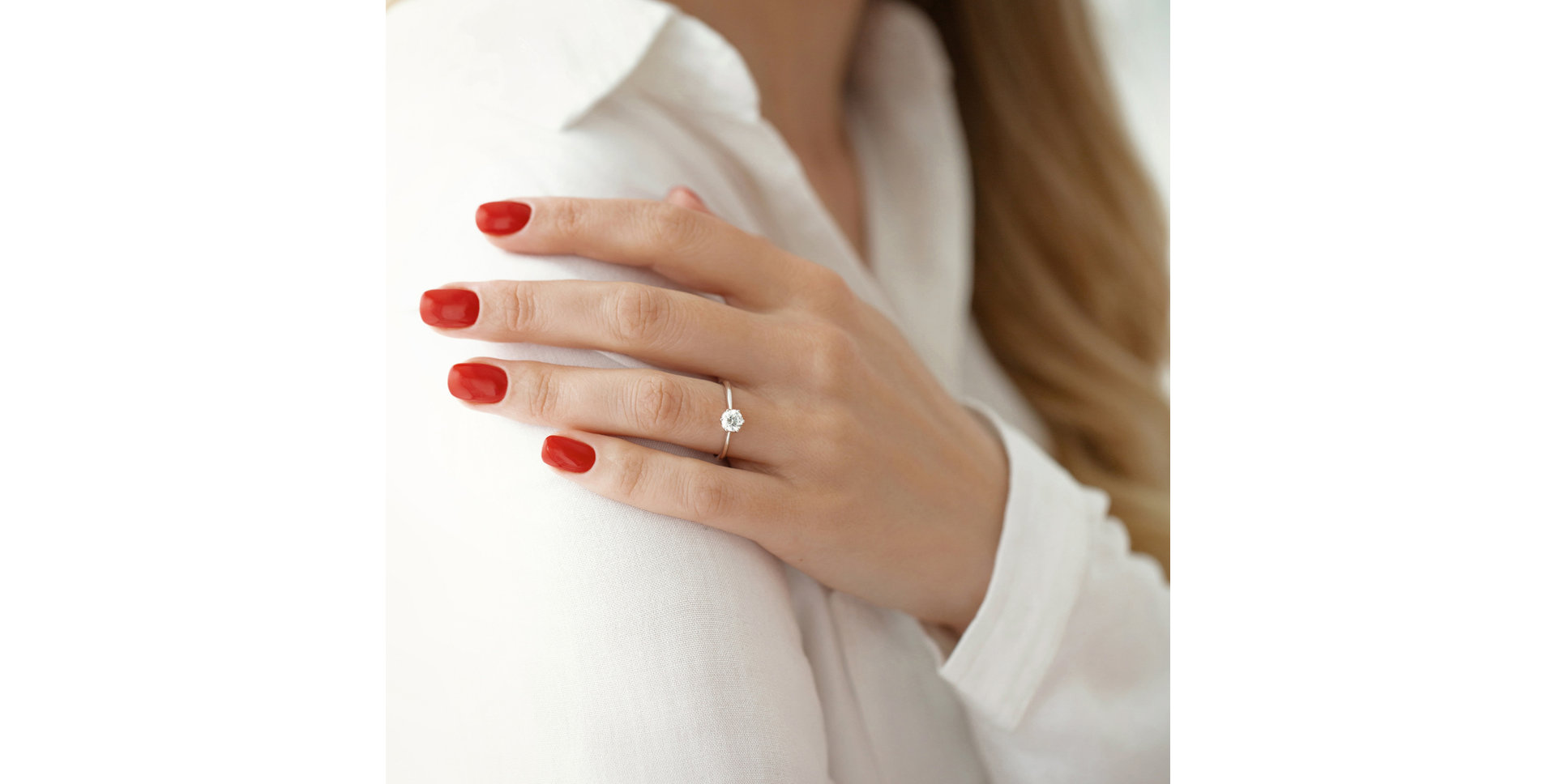 Prsten s diamantem Glory