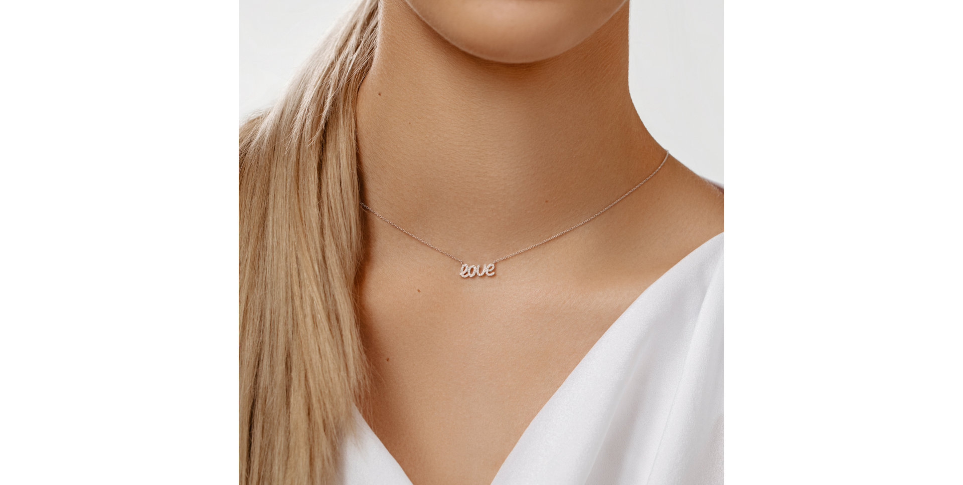 Náhrdelník s diamanty Precious Love