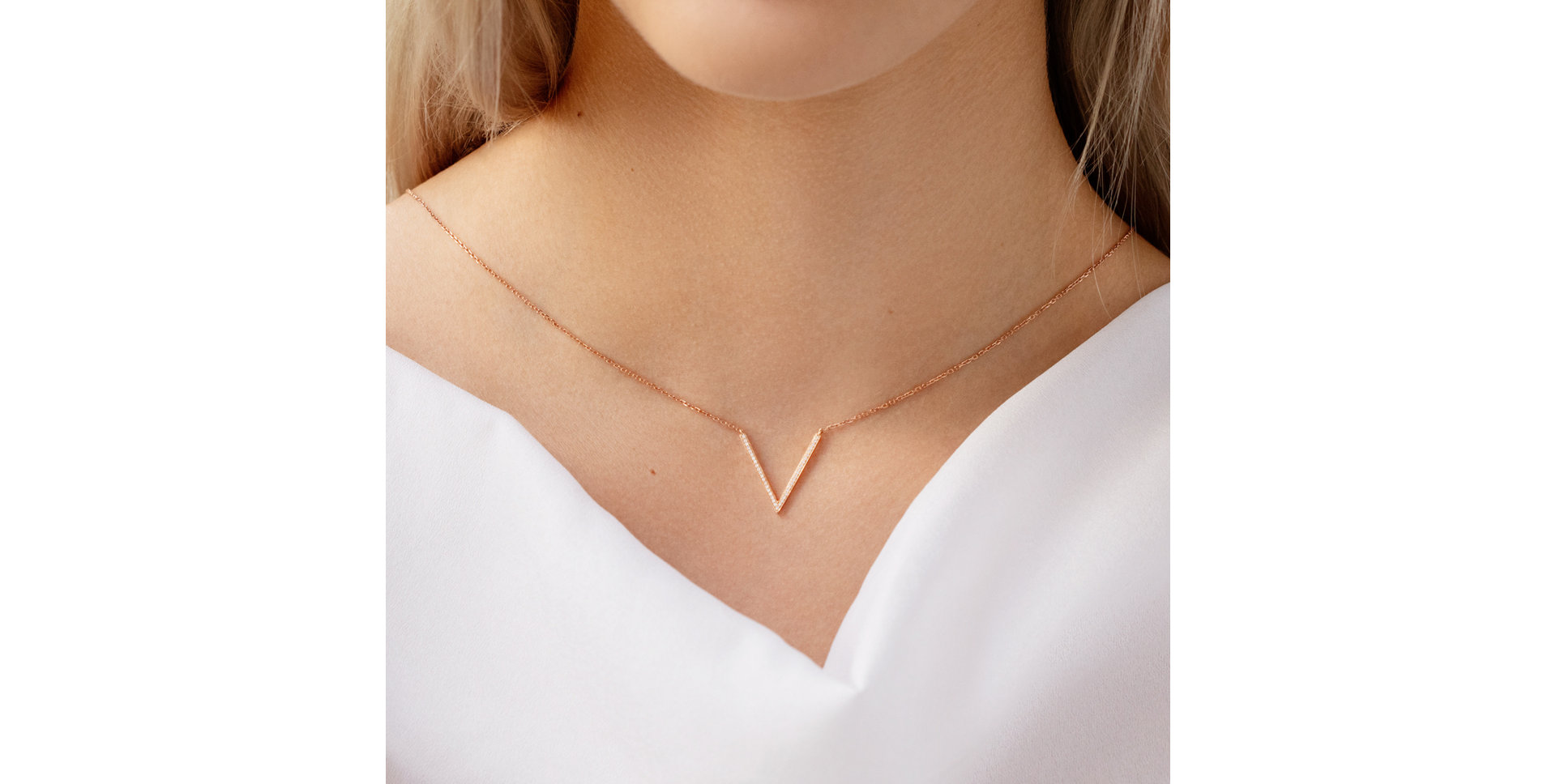 Náhrdelník s diamanty Little Victory