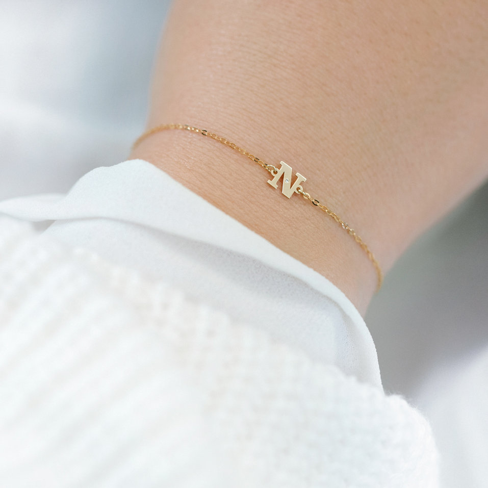 Náramek s diamantem Classic Big W