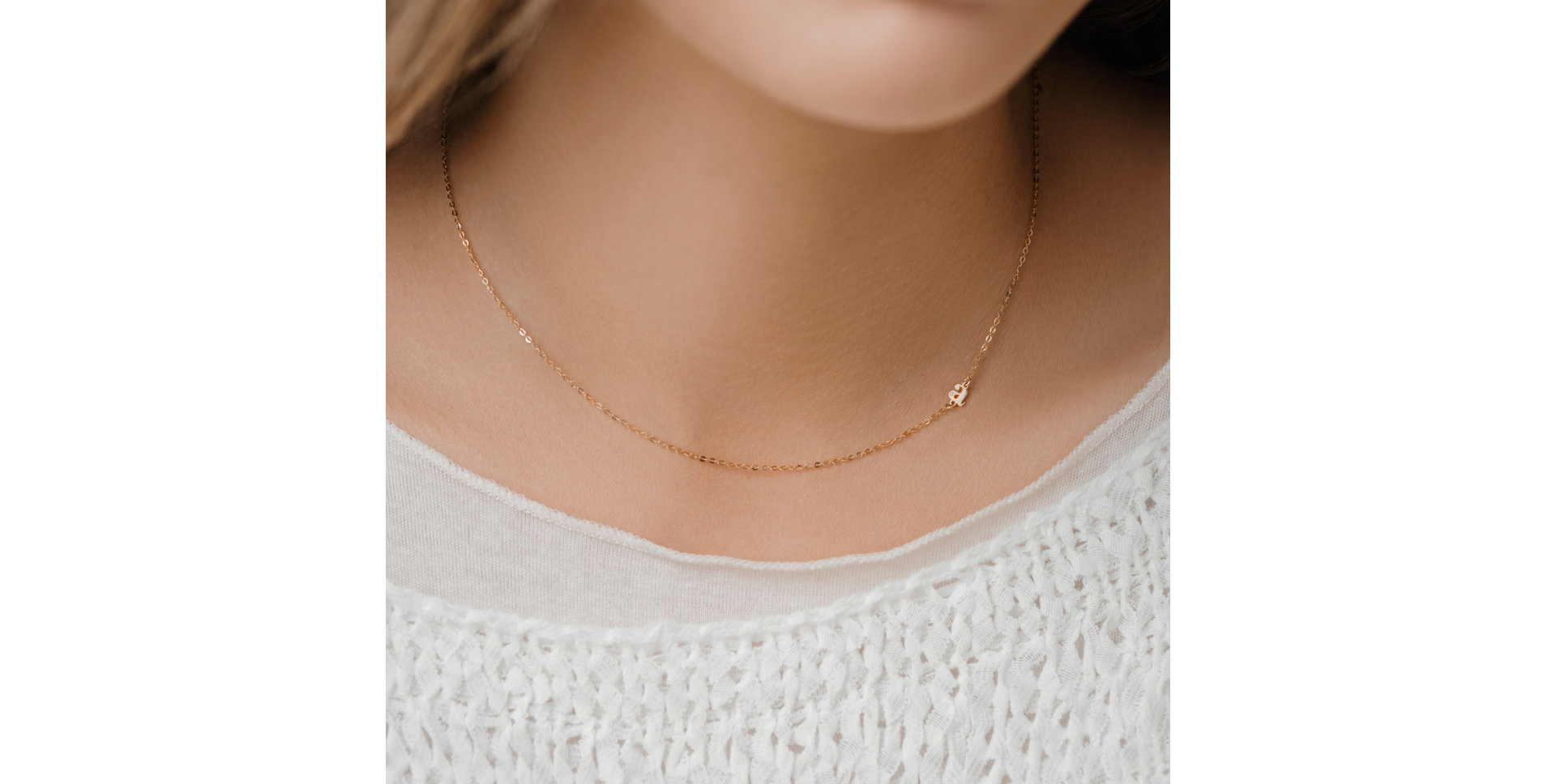 Náhrdelník s diamantem Big Classic E