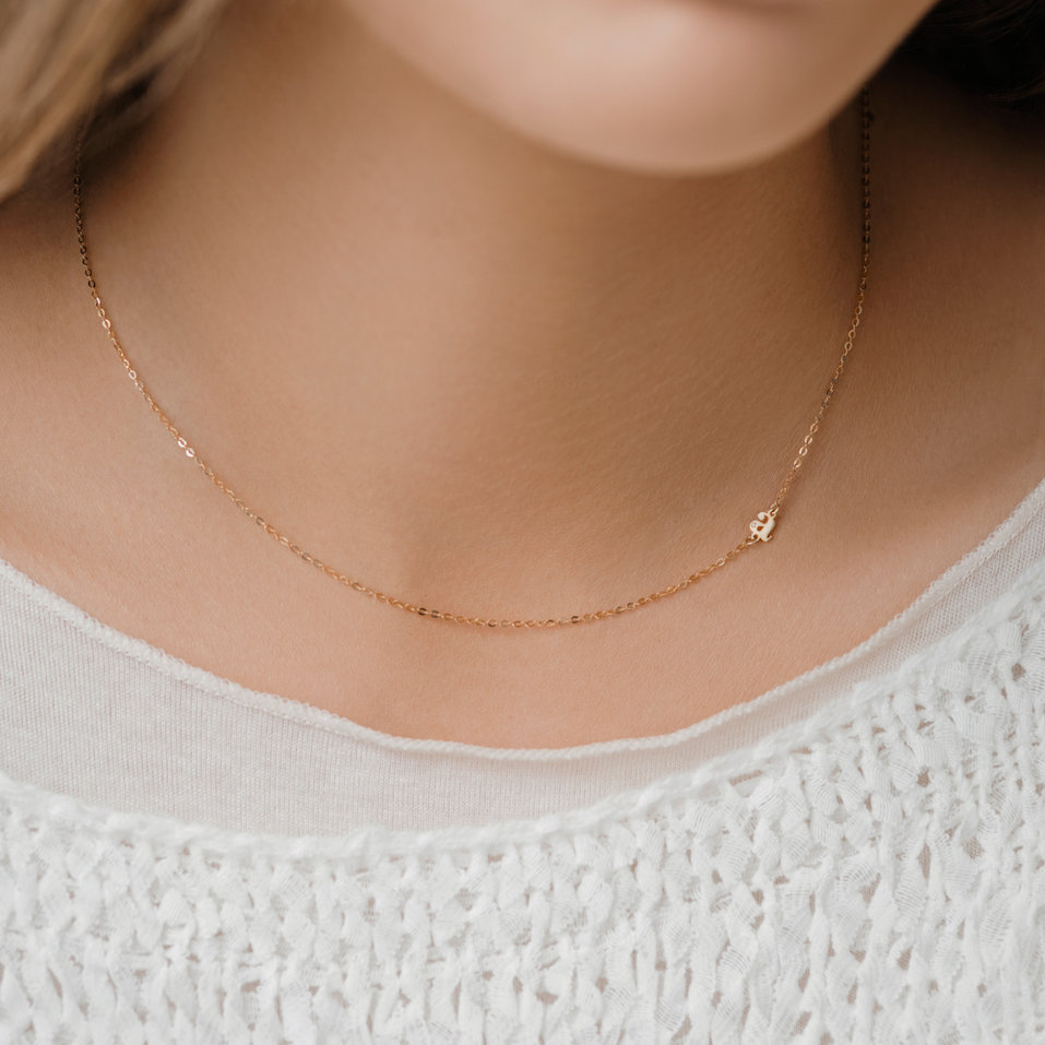 Náhrdelník s diamantem Big Classic E