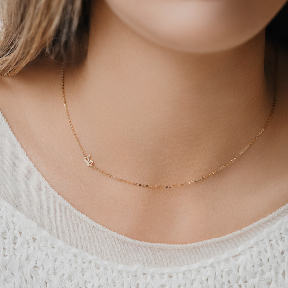 Náhrdelník s diamantem Big Classic L