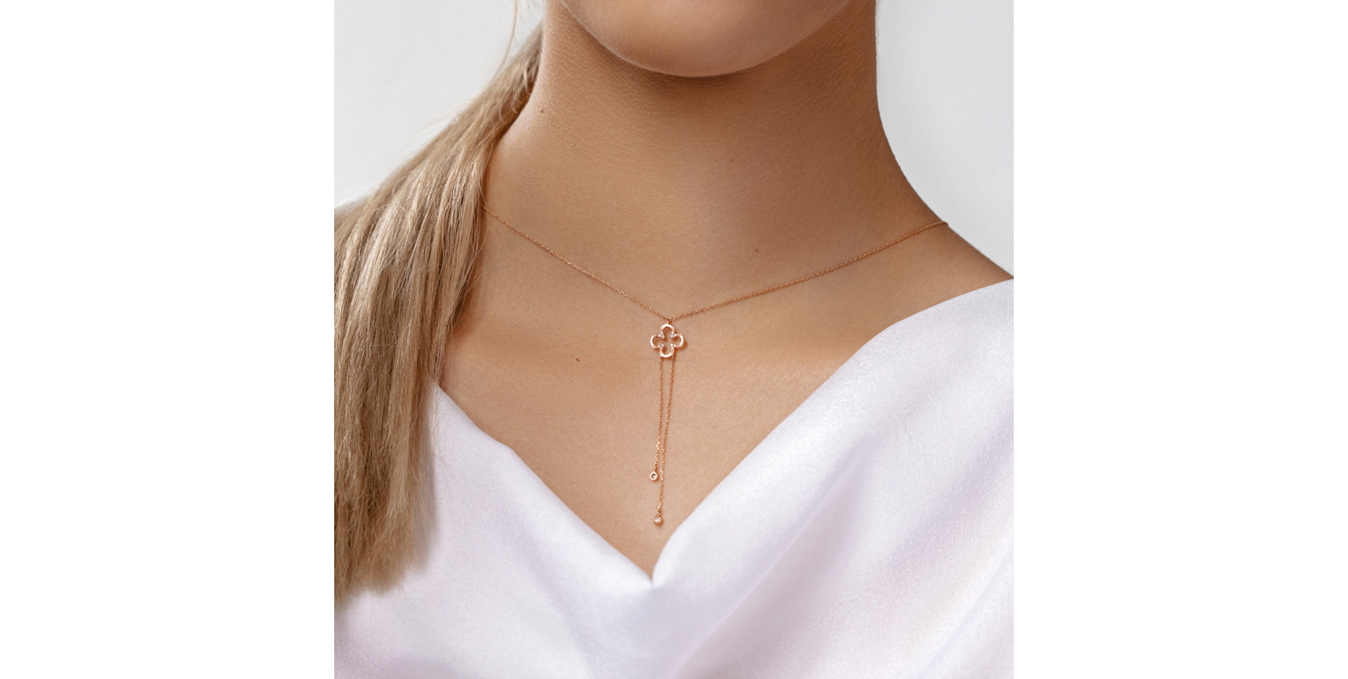 Náhrdelník s diamanty Glamour Waterfall