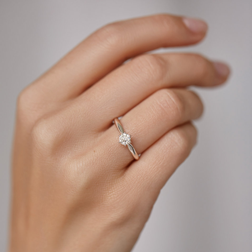 Prsten s diamantem Eternal Joy