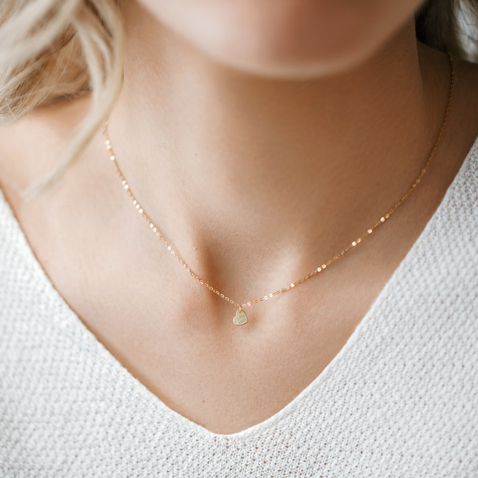 Náhrdelník s diamantem Precious Heart