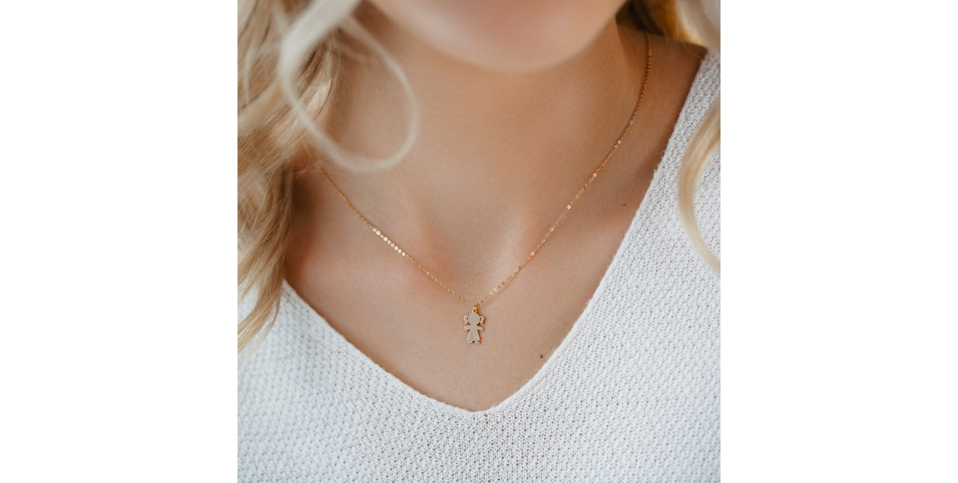 Náhrdelník s diamantem Girl