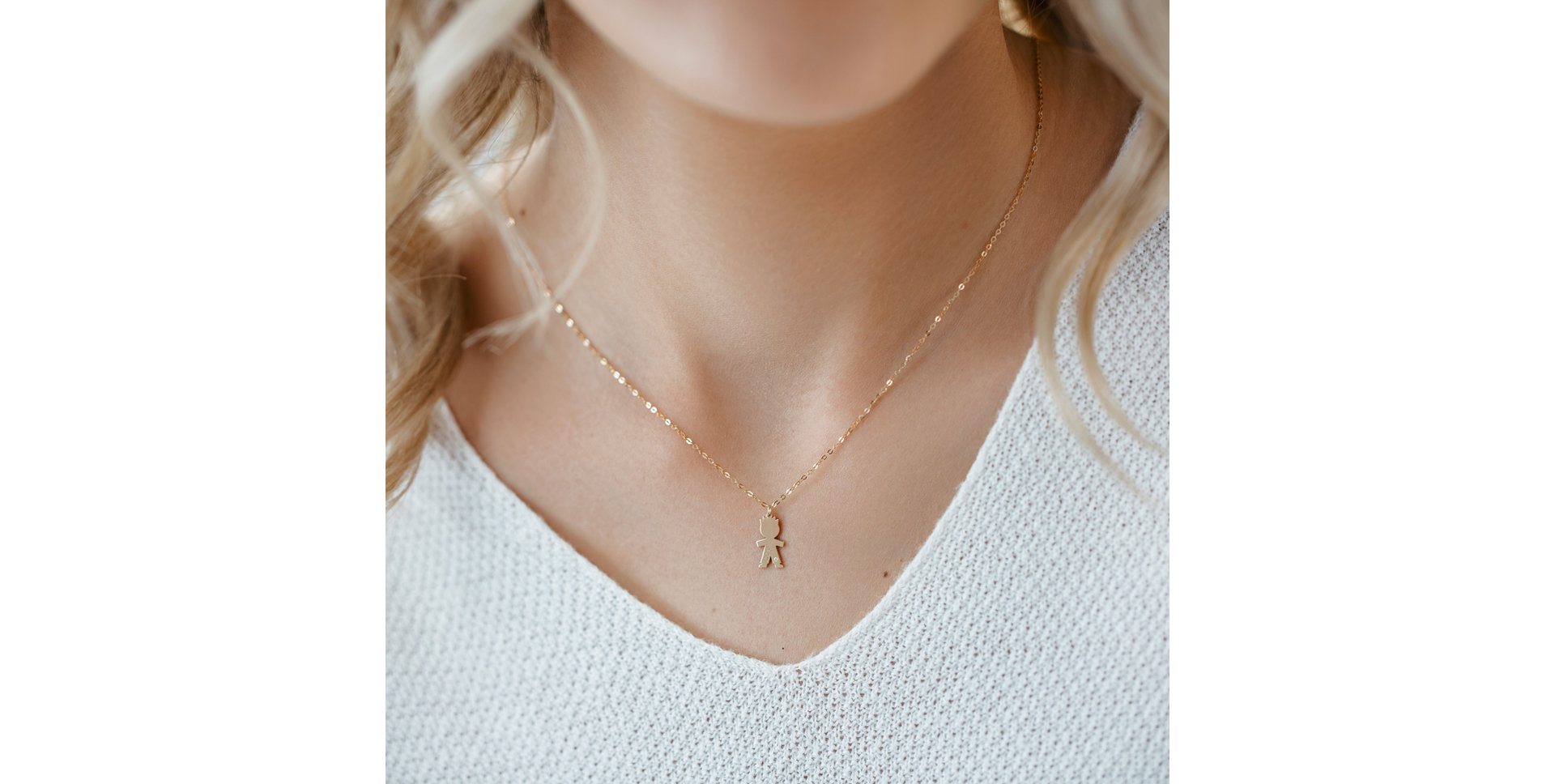 Náhrdelník s diamantem Boy