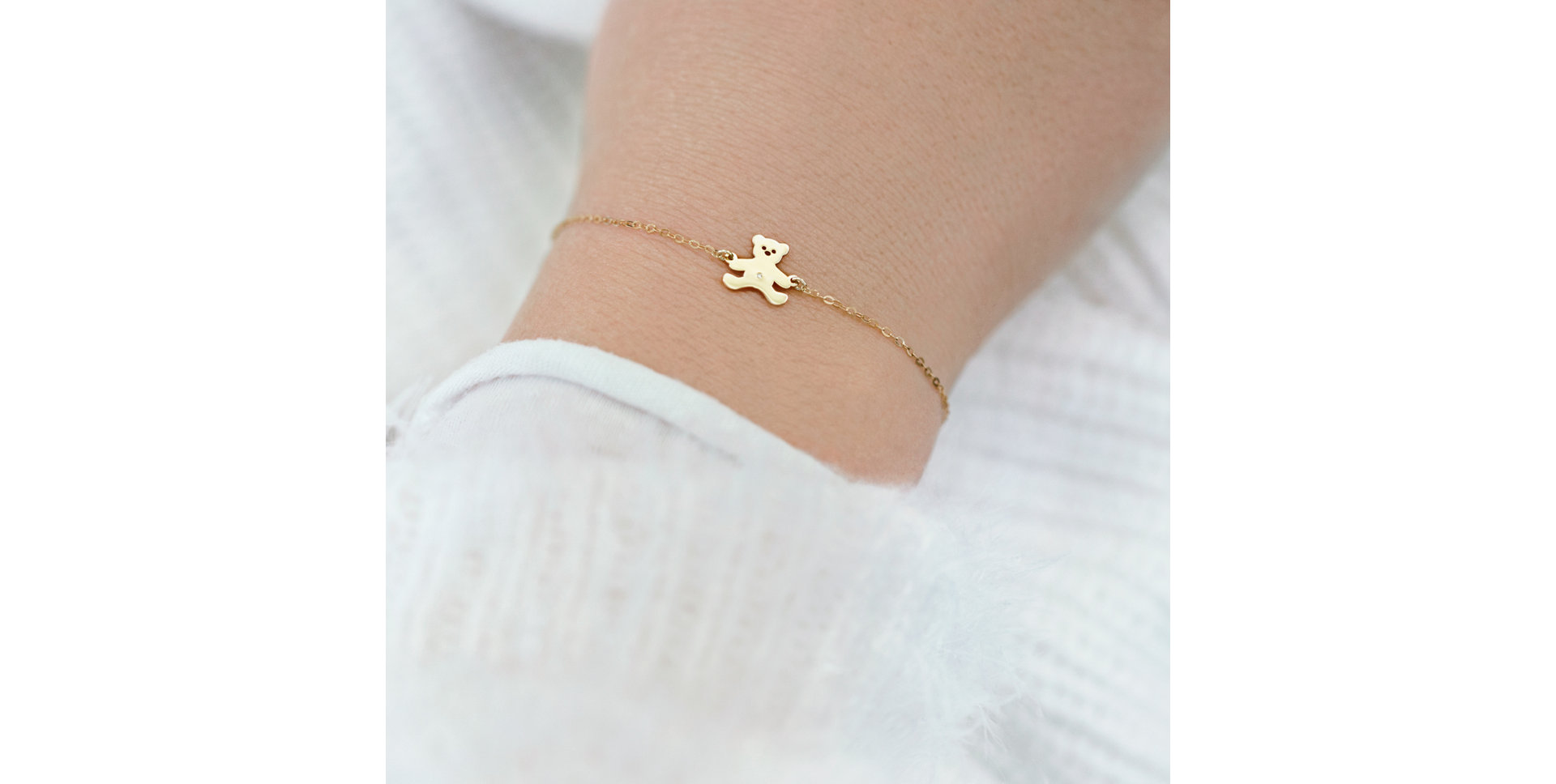 Náramek s diamantem Teddy