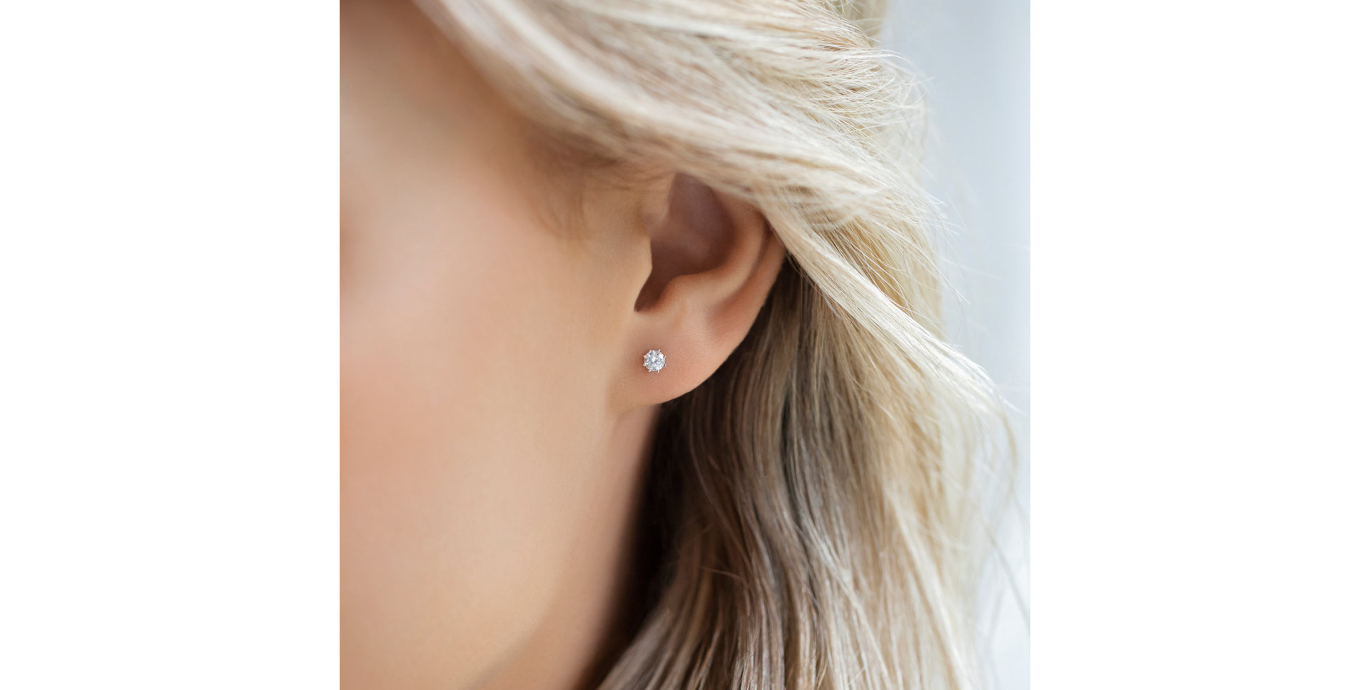 Náušnice s diamantem Essential Sparks