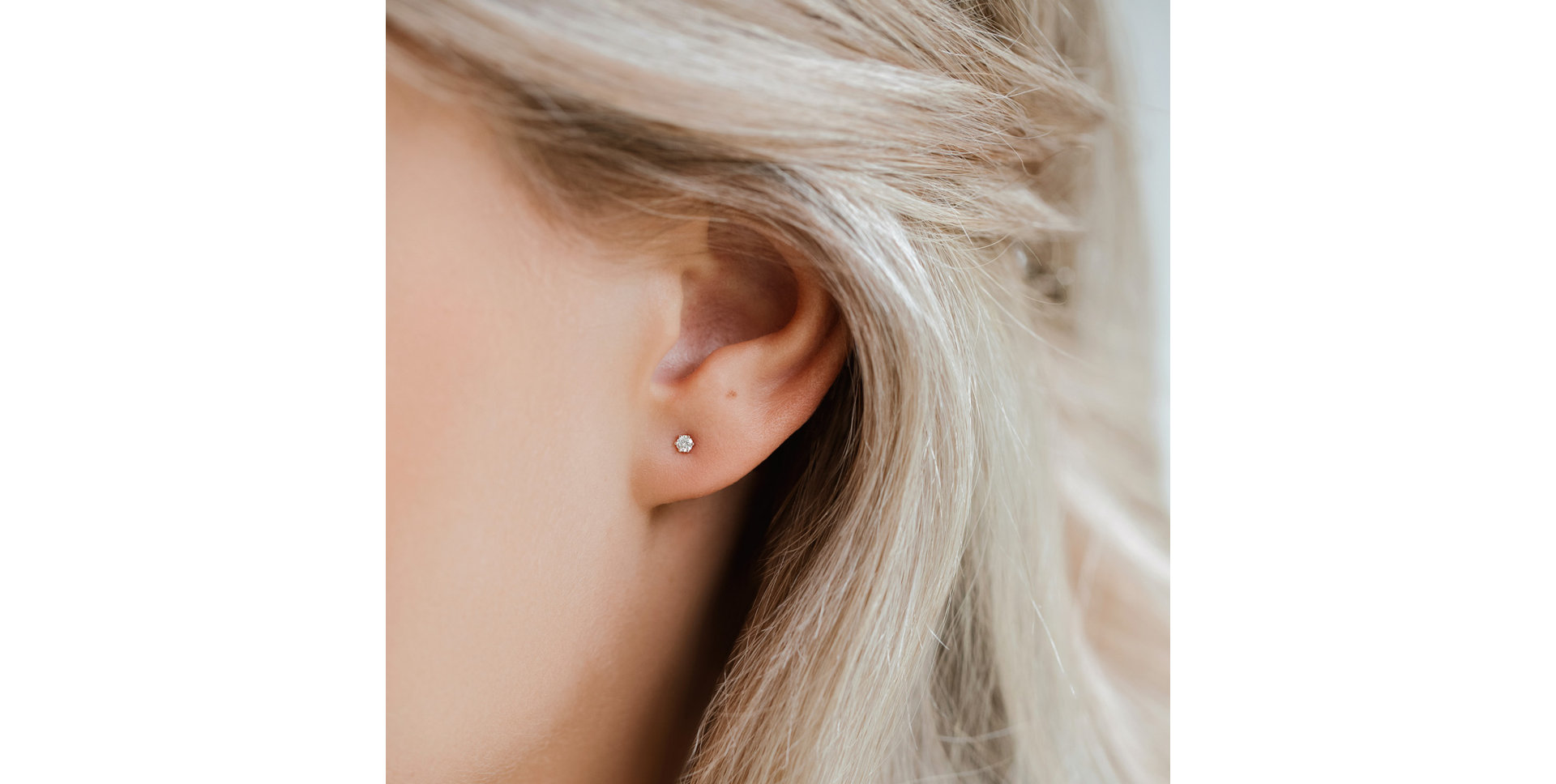 Náušnice s diamantem Essential Sparks