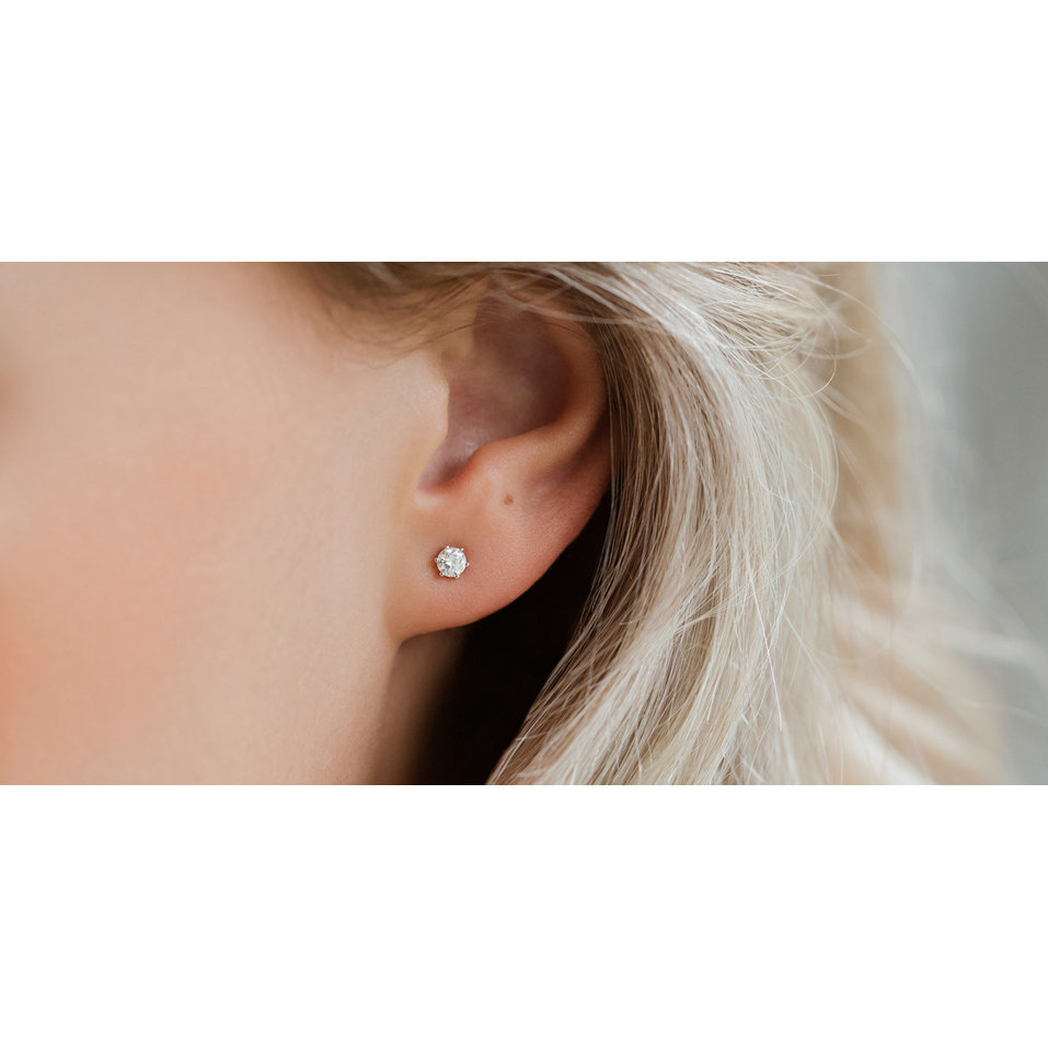 Náušnice s diamantem Vesper Romance