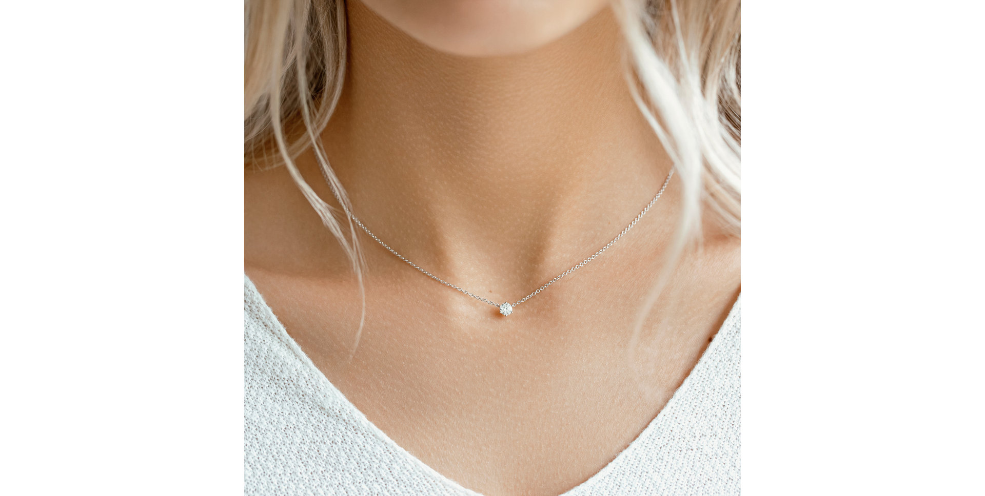 Náhrdelník s diamantem Essential Shine