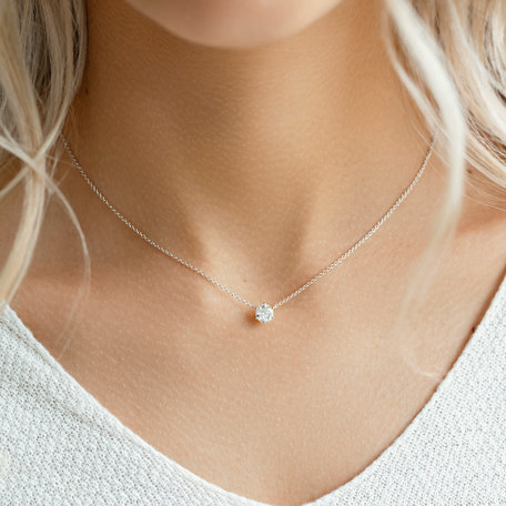 Náhrdelník s diamantem Essential Shine
