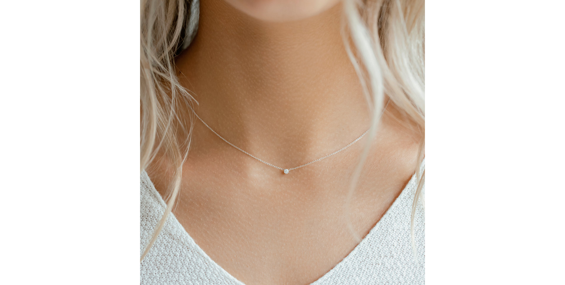 Náhrdelník s diamantem Essential Shine