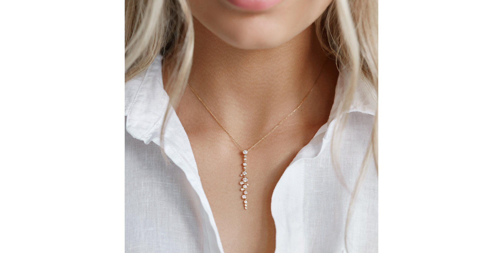 Přívěs s diamanty Heaven Waterfall