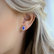Náušnice s tanzanitem a diamanty Princess Sparkle4