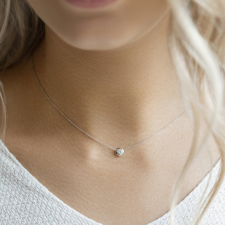 Náhrdelník s diamantem Secret Drop