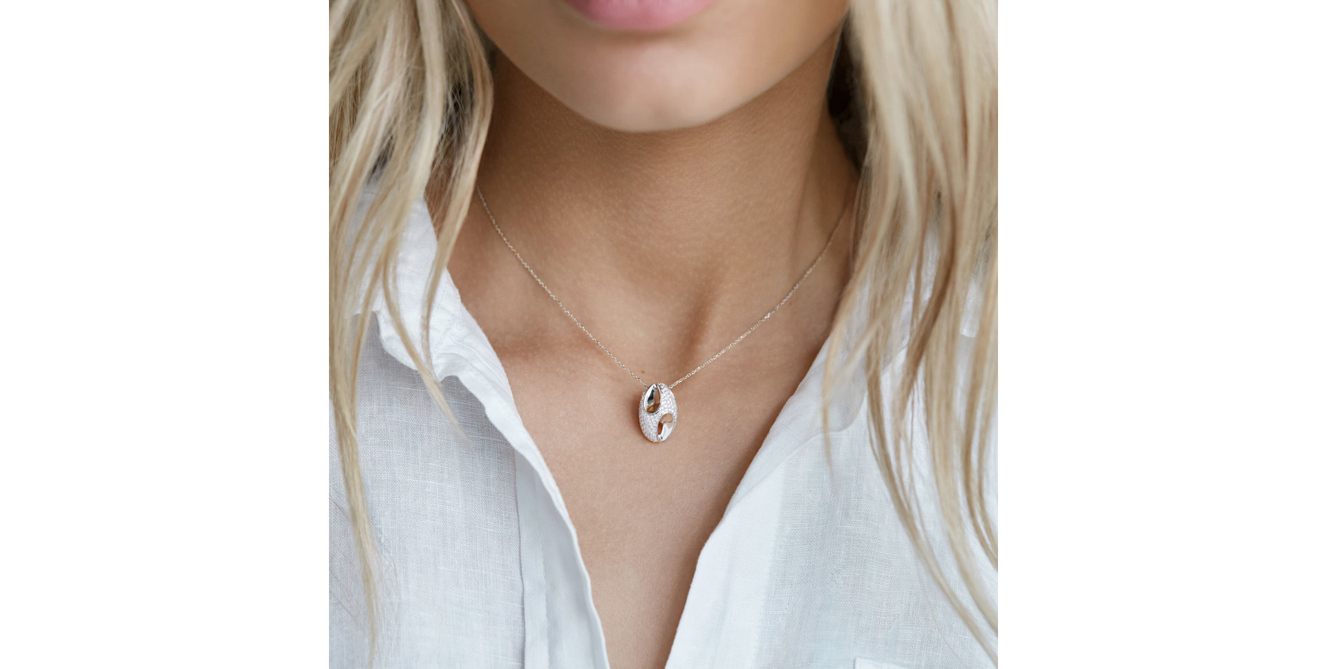 Přívěs s diamanty Moon Gen